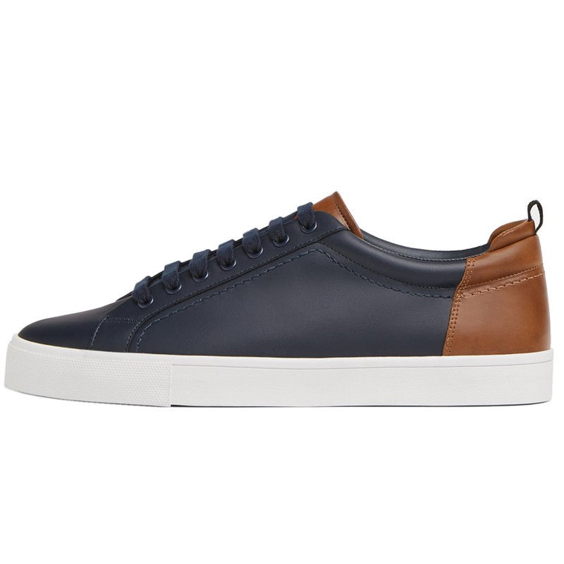 Custom Logo Black Breathable Leather Fashion Shoe Zapatillas Brand Sport Casual Sneakers Mens Shoes