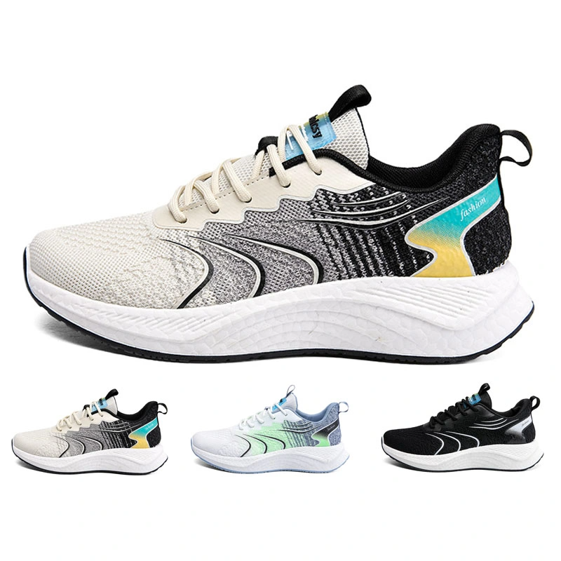 High Quality Custom New Trendy Sneakers Lace-up Casual Sports Shoes Fashion Running Sneakers for Men