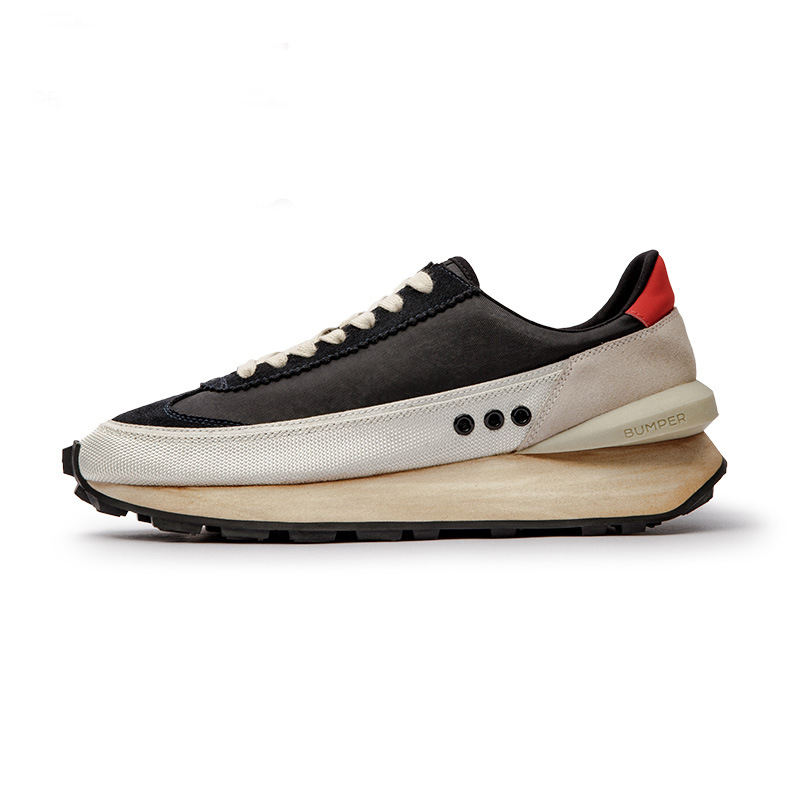 Customized Retro Style Men's Low Top Lace-Up Breathable Anti-Slip Autumn Fitness Walking Shoes Jogging Sneakers Trainers