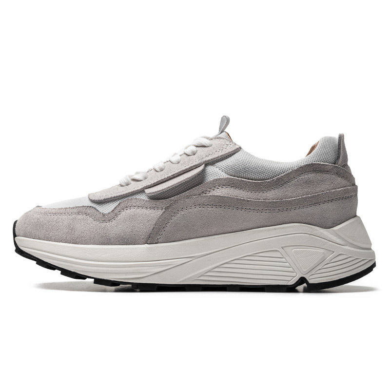Trendy Style Lace up Thick Sole Retro Leisure Sneaker Fitness Walking Shoes Trainers for Men Custom