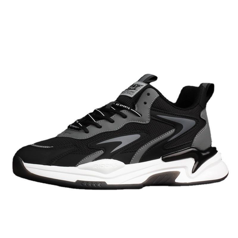 Custom Logo Mesh Tennis Running Sneakers Beatheable Good Quality Chunky Walking Shoes for Men